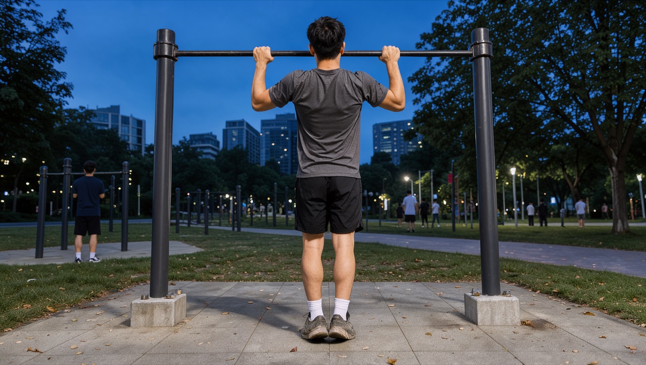 Plac do street workout sprzęt