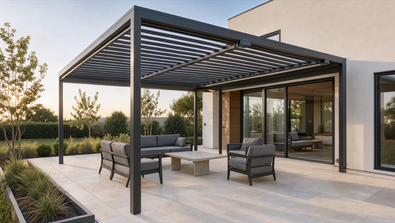 Pergola z lamelami